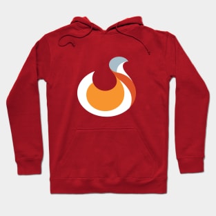 Bustard bird symbol Hoodie